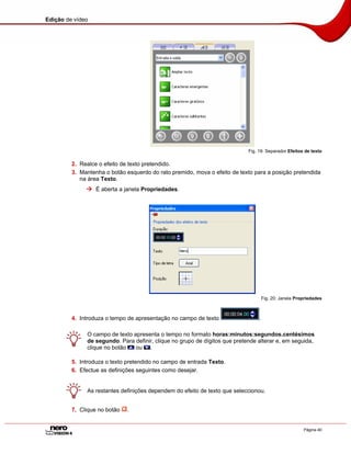 Tutorial do Nero Vision 4 - Portugues