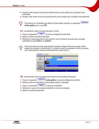 Tutorial do Nero Vision 4 - Portugues