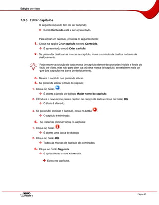 Tutorial do Nero Vision 4 - Portugues