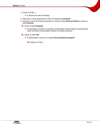 Tutorial do Nero Vision 4 - Portugues