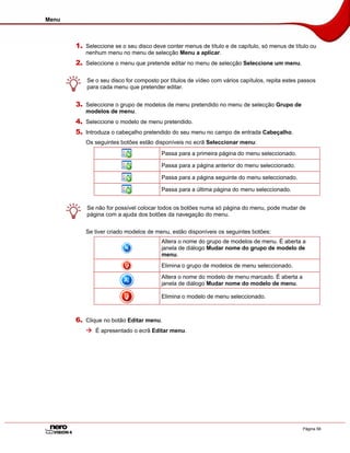 Tutorial do Nero Vision 4 - Portugues