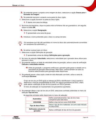 Tutorial do Nero Vision 4 - Portugues
