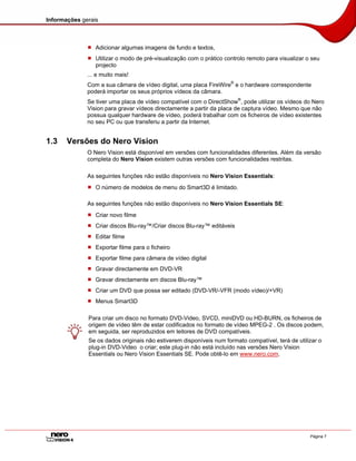 Tutorial do Nero Vision 4 - Portugues