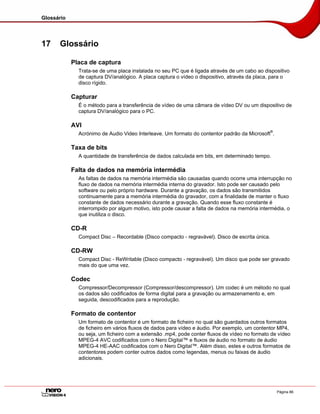 Tutorial do Nero Vision 4 - Portugues