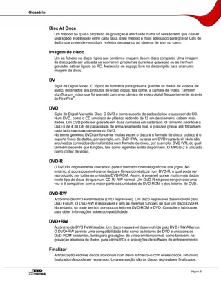 Tutorial do Nero Vision 4 - Portugues