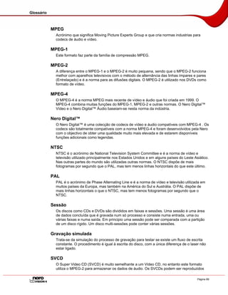 Tutorial do Nero Vision 4 - Portugues