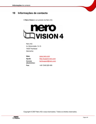 Tutorial do Nero Vision 4 - Portugues