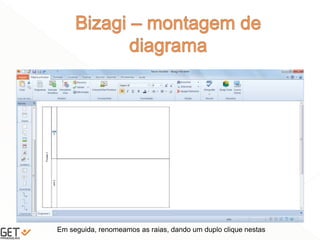 45
Em seguida, renomeamos as raias, dando um duplo clique nestas
 