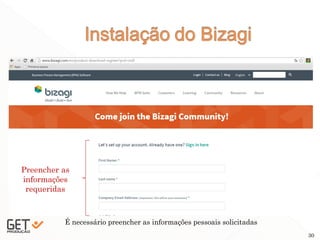 30
É necessário preencher as informações pessoais solicitadas
Preencher as
informações
requeridas
 