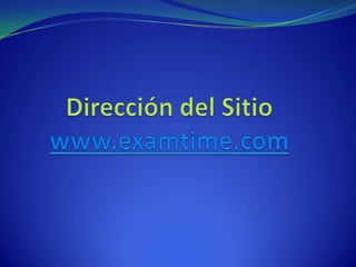 Tutorial exam time_apuntes