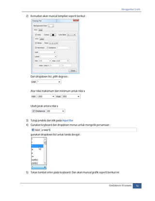 Tutorial geogebra | PDF