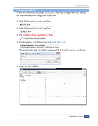 Tutorial geogebra | PDF