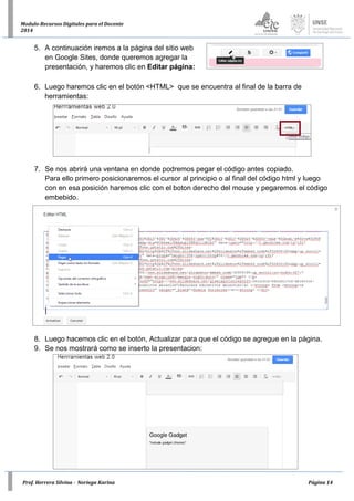 Tutorial google sites | PDF