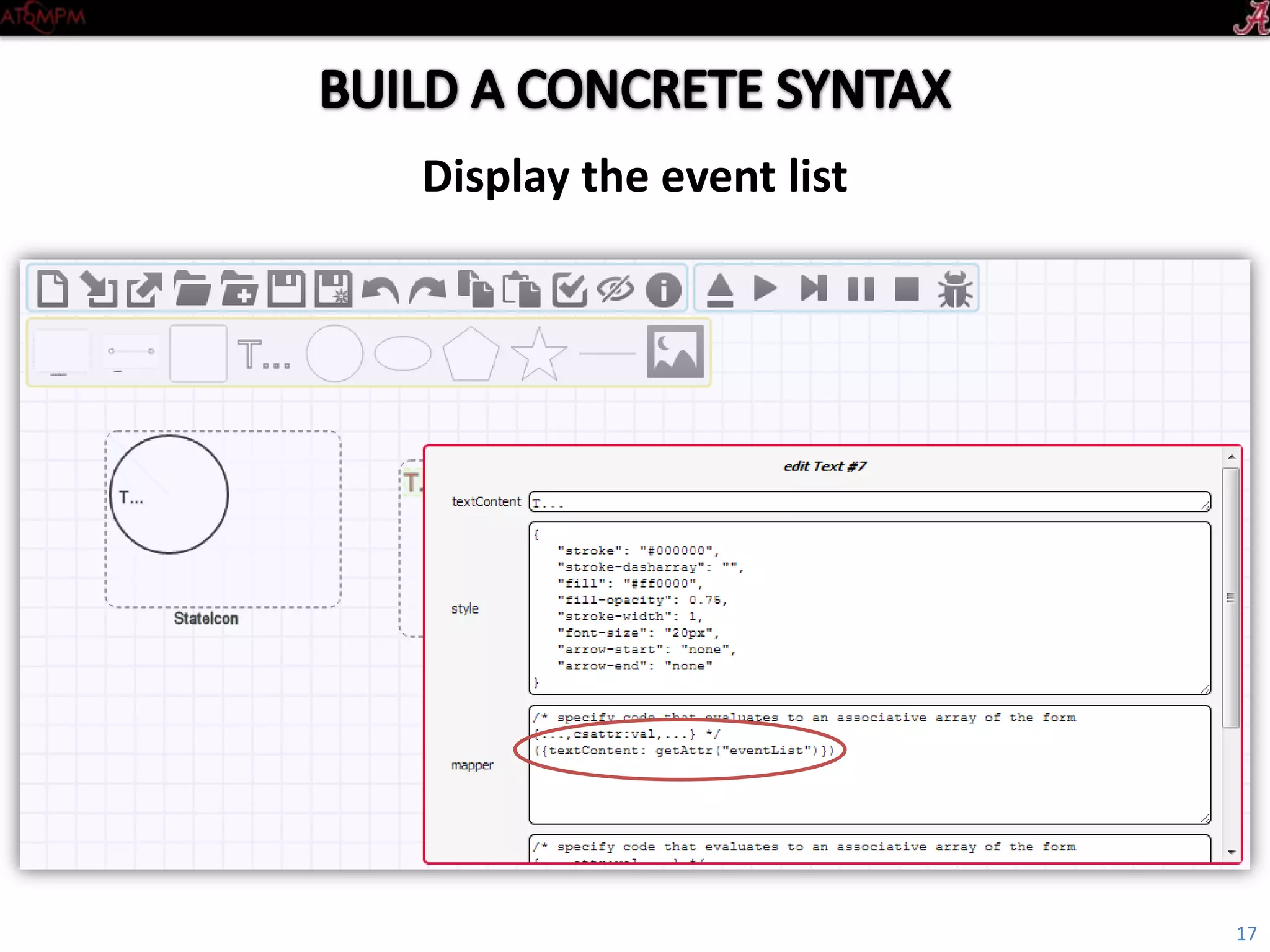 Introductory Tutorial
Display the event list
17
 