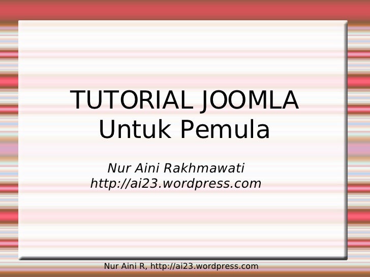 Tutorial Joomla Untuk Pemula | tutorial joomla Tutorial Joomla Untuk Pemula | tutorial joomla