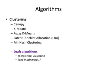 Apache Mahout Tutorial - Recommendation - 2013/2014  Slide 17