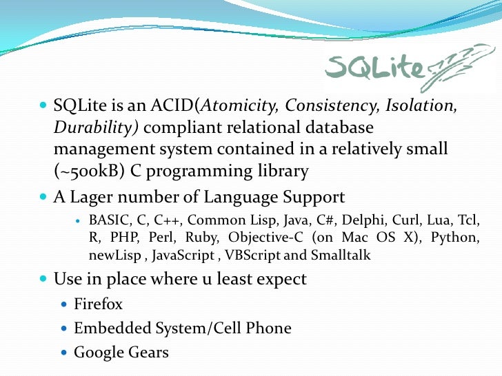 Tutorial On Database Management System