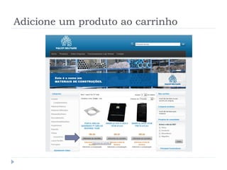 Adicione um produto ao carrinho 