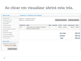 Ao clicar em visualizar abrirá esta tela. 