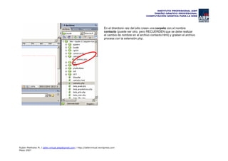 Tutorial para crear un formulario de Contacto en PHP