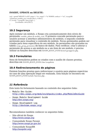 Tutorial para criação de módulo no Xoops 2.4