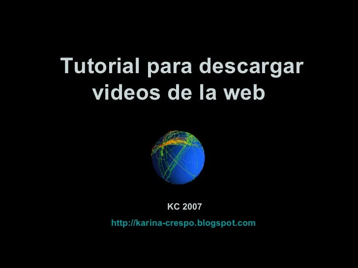 Tutorial para descargar videos de la web