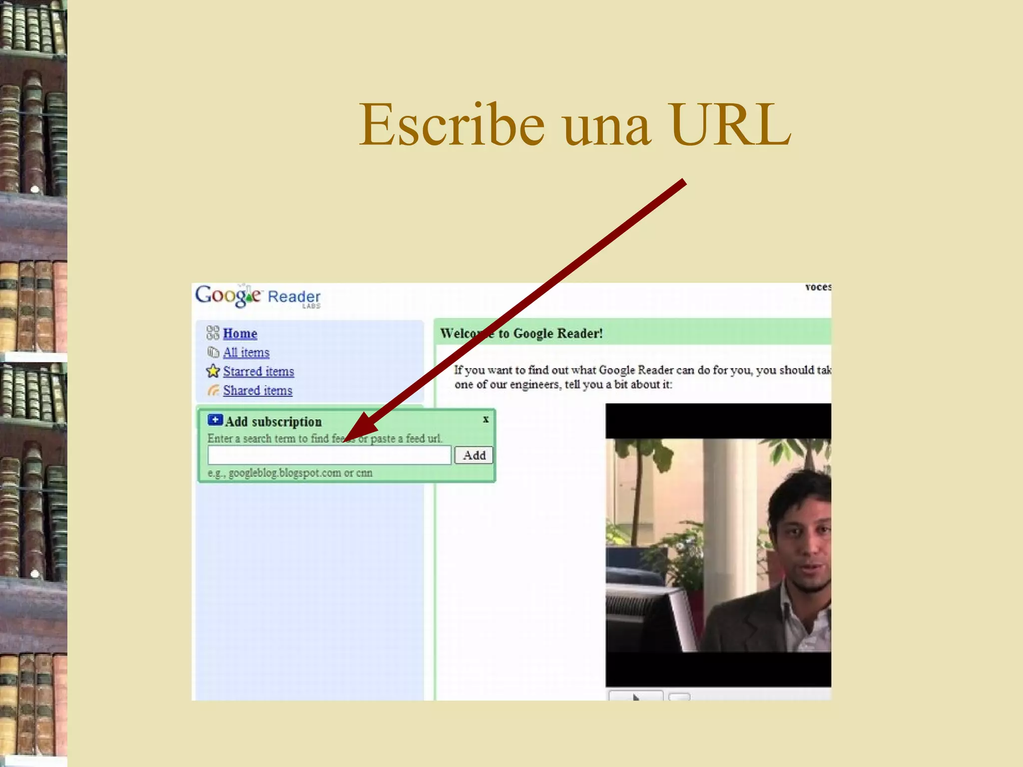 Escribe una URL 