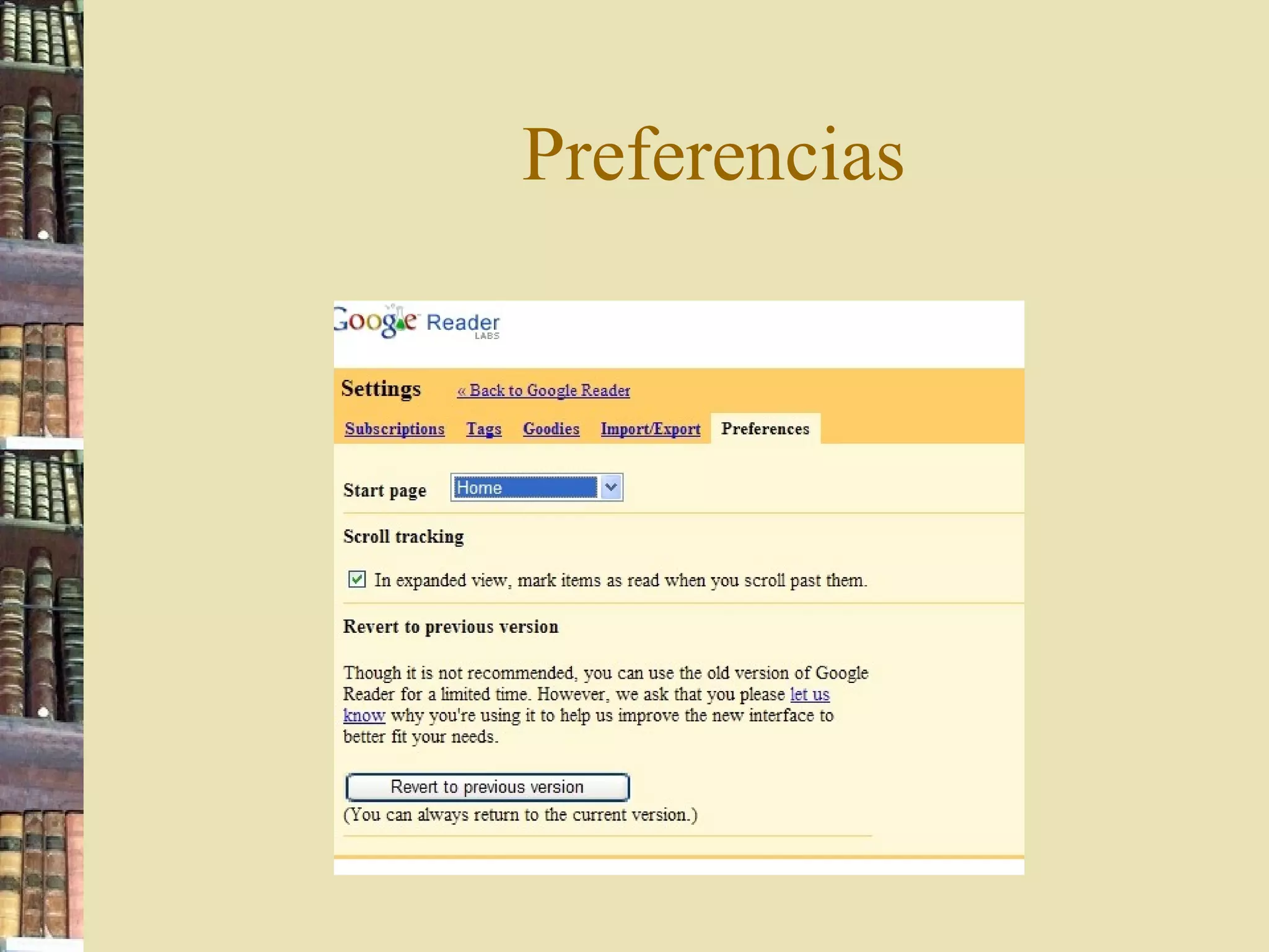 Preferencias 