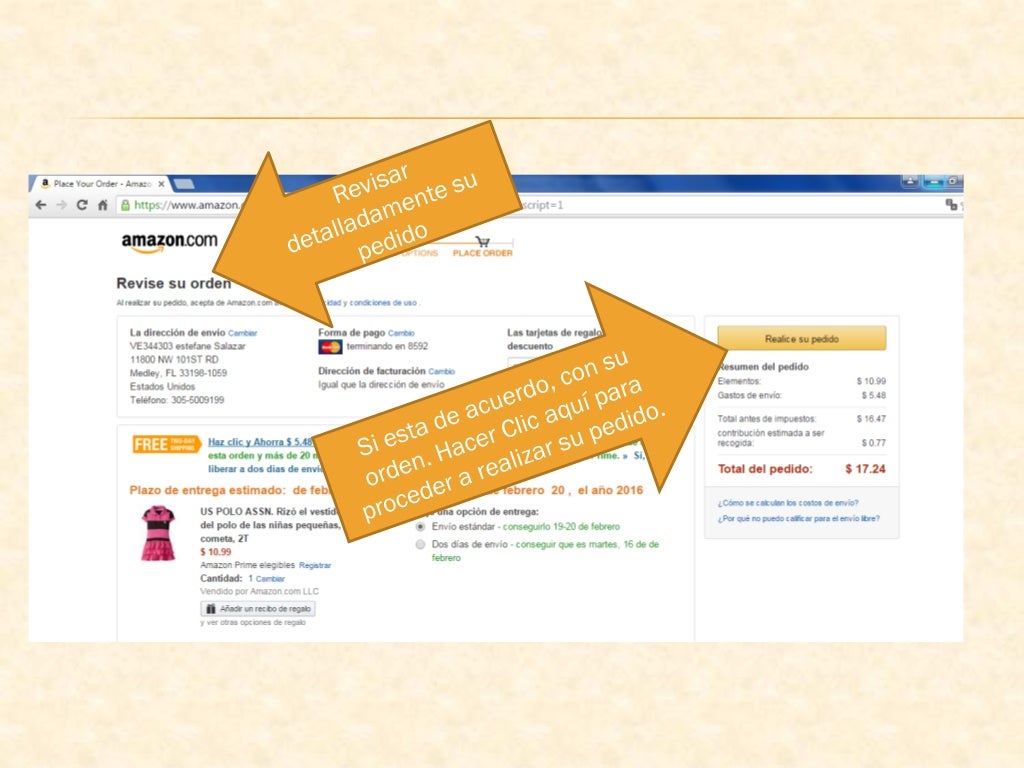 Tutorial para registrarse en amazon
