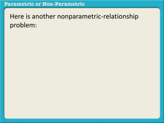 Here is another nonparametric-relationship
problem:
 
