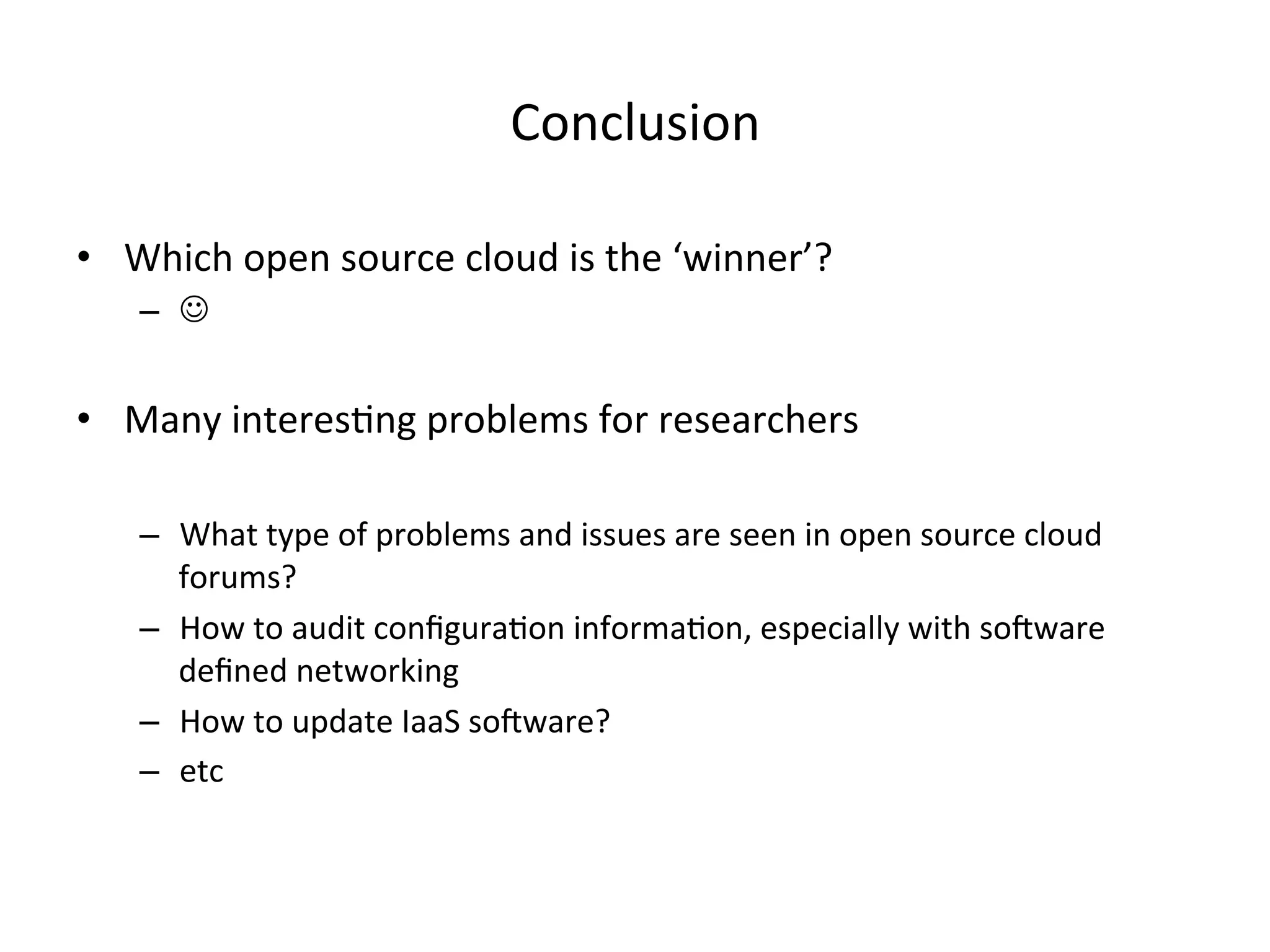 +'$*,(21'$%
•  h/1*/%'"#$%2'()*#%*,'(-%12%=/#%ÇF1$$#)x}%
–  "%
•  4:$5%1$=#)#27$0%")'>,#62%K')%)#2#:)*/#)2%
–  h/:=%=5"#%'K%")'>,#62%:$-%122(#2%:)#%2##$%1$%'"#$%2'()*#%*,'(-%
K')(62}%
–  Q'F%='%:(-1=%*'$g0():7'$%1$K')6:7'$<%#2"#*1:,,5%F1=/%2'jF:)#%
-#g$#-%$#=F')E1$0%
–  Q'F%='%("-:=#%H::&%2'jF:)#}%
–  #=*%
 