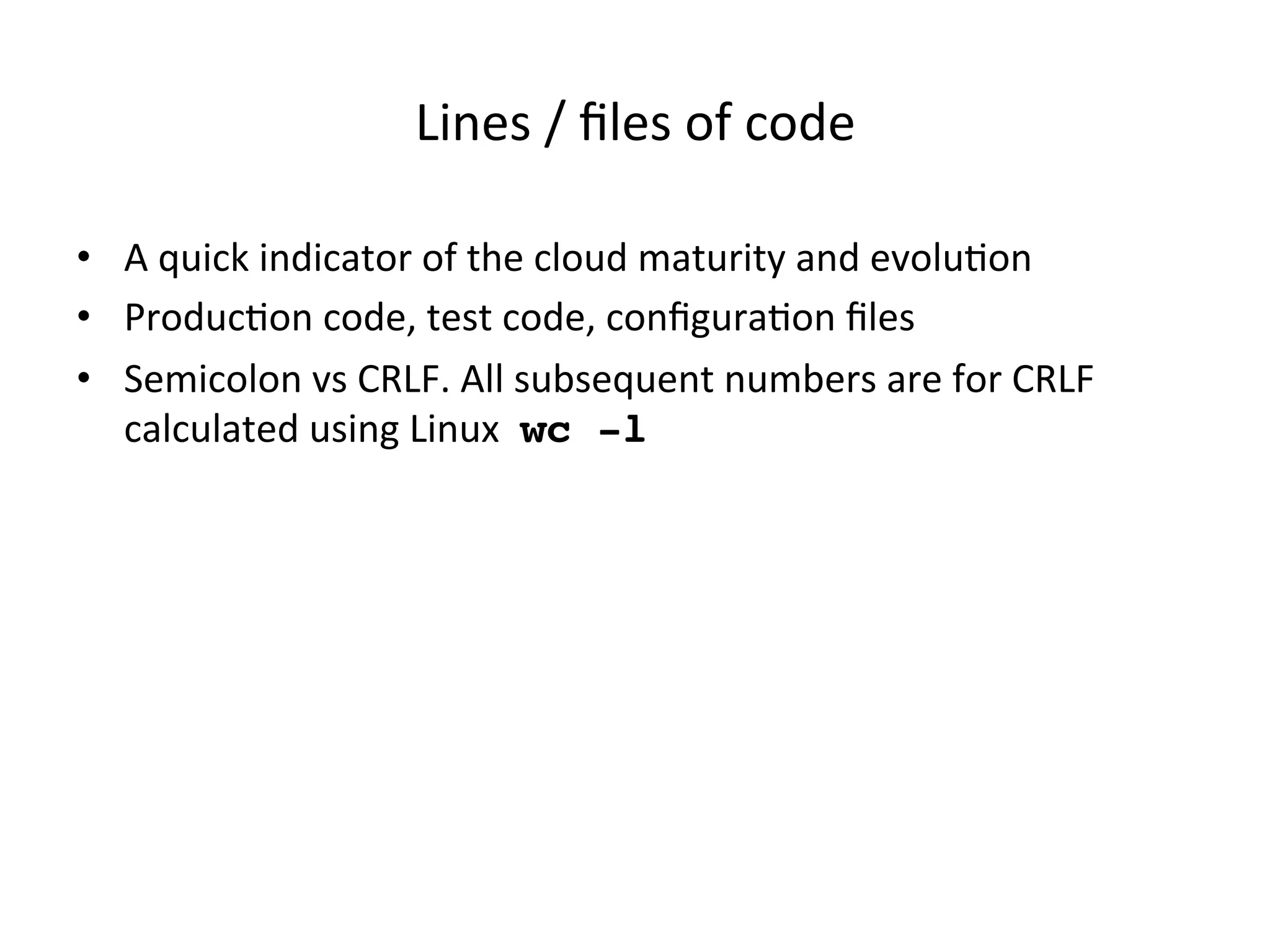 d1$#2%b%g,#2%'K%*'-#%
•  3%k(1*E%1$-1*:=')%'K%=/#%*,'(-%6:=()1=5%:$-%#L',(7'$%
•  N)'-(*7'$%*'-#<%=#2=%*'-#<%*'$g0():7'$%g,#2%
•  =*','$%L2%+SdGB%3,,%2(>2#k(#$=%$(6>#)2%:)#%K')%+SdG%
*:,*(,:=#-%(21$0%d1$(M%%wc -l%
 