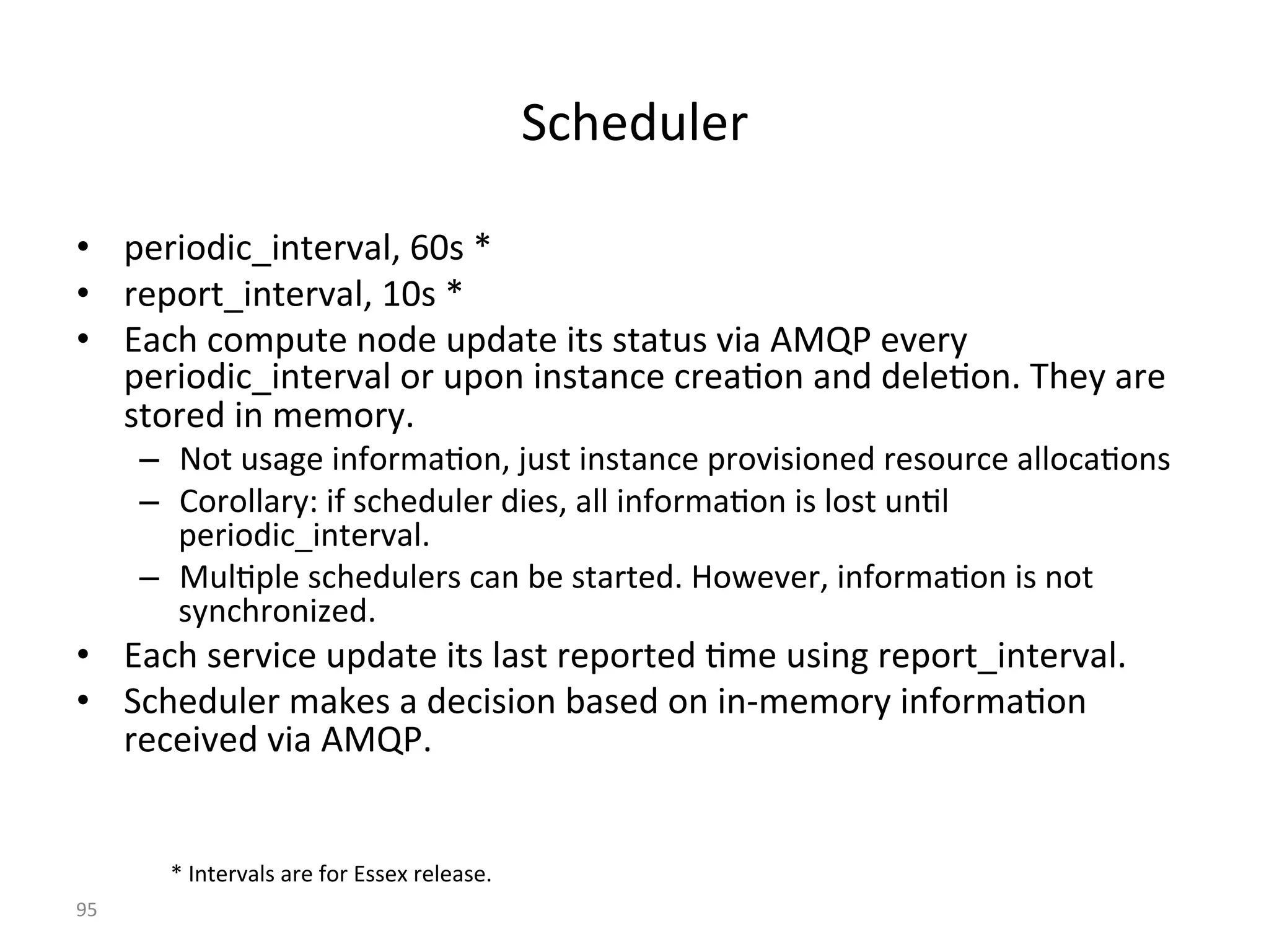 &*/#-(,#)%
•  "#)1'-1*m1$=#)L:,<%X@2%t%
•  )#"')=m1$=#)L:,<%A@2%t%
•  I:*/%*'6"(=#%$'-#%("-:=#%1=2%2=:=(2%L1:%34JN%#L#)5%
"#)1'-1*m1$=#)L:,%')%("'$%1$2=:$*#%*)#:7'$%:$-%-#,#7'$B%./#5%:)#%
2=')#-%1$%6#6')5B%
–  T'=%(2:0#%1$K')6:7'$<%](2=%1$2=:$*#%")'L121'$#-%)#2'()*#%:,,'*:7'$2%
–  +')',,:)5P%1K%2*/#-(,#)%-1#2<%:,,%1$K')6:7'$%12%,'2=%($7,%
"#)1'-1*m1$=#)L:,B%
–  4(,7",#%2*/#-(,#)2%*:$%>#%2=:)=#-B%Q'F#L#)<%1$K')6:7'$%12%$'=%
25$*/)'$1#-B%
•  I:*/%2#)L1*#%("-:=#%1=2%,:2=%)#"')=#-%76#%(21$0%)#"')=m1$=#)L:,B%
•  &*/#-(,#)%6:E#2%:%-#*121'$%>:2#-%'$%1$O6#6')5%1$K')6:7'$%
)#*#1L#-%L1:%34JNB%
[`%
t%H$=#)L:,2%:)#%K')%I22#M%)#,#:2#B%
 