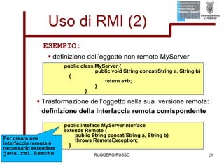 Tutorial su Java RMI