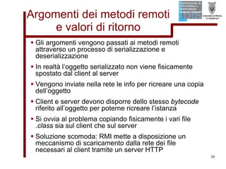 Tutorial su Java RMI