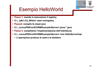 Tutorial su Java RMI