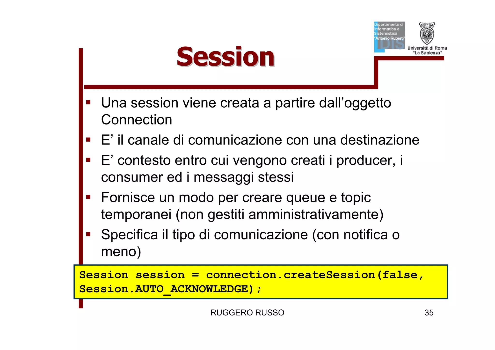 Tutorial su JMS (Java Message Service)