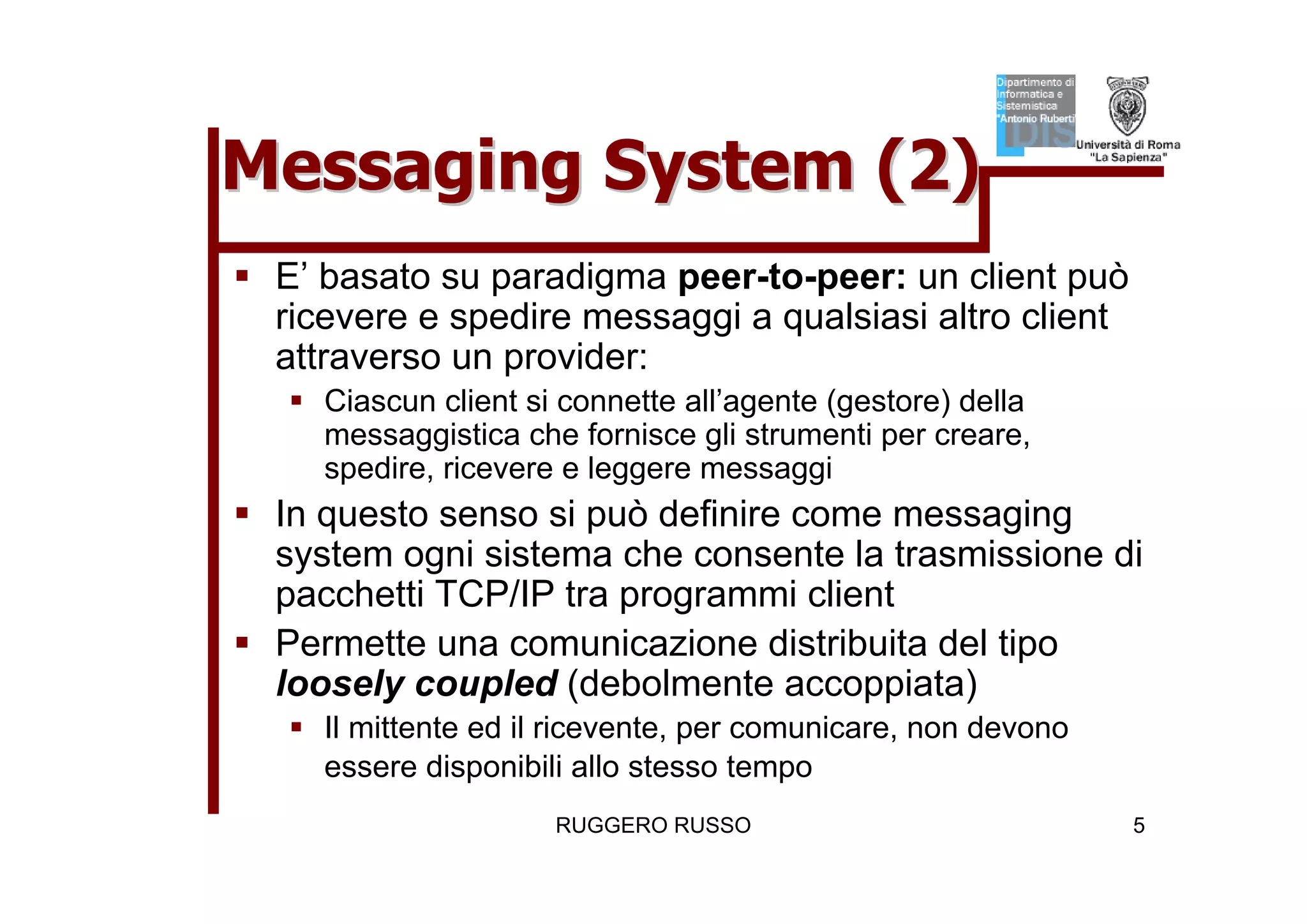 Tutorial su JMS (Java Message Service)