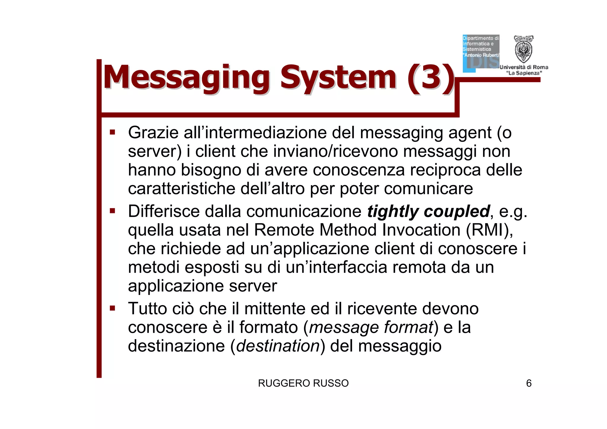 Tutorial su JMS (Java Message Service)