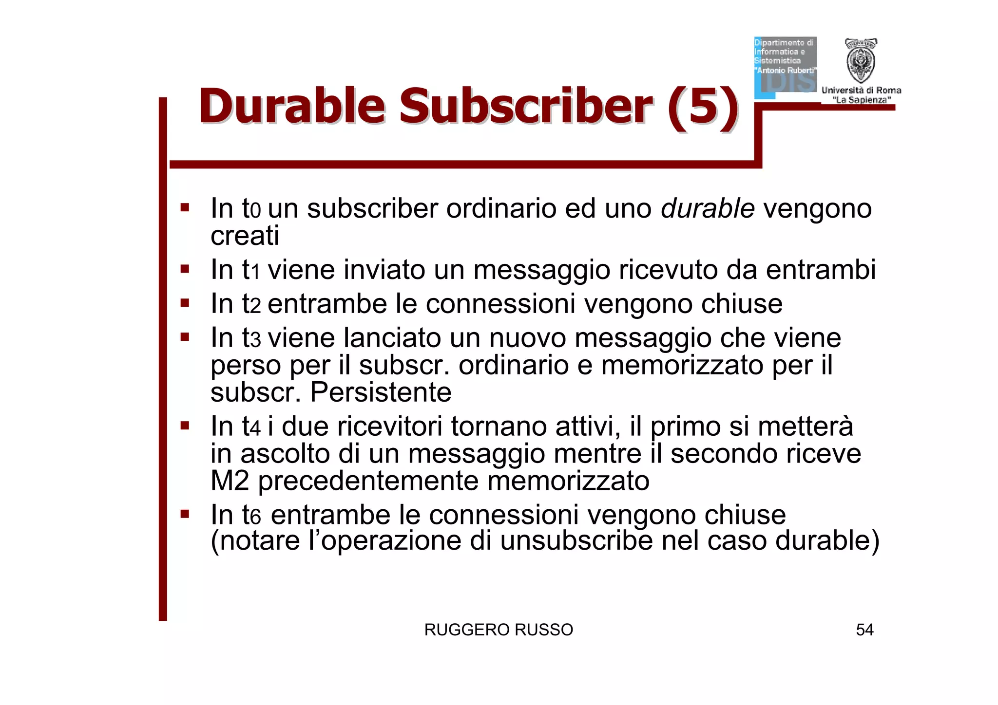 Tutorial su JMS (Java Message Service)