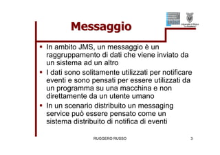 Tutorial su JMS (Java Message Service)