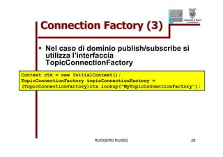 Tutorial su JMS (Java Message Service)