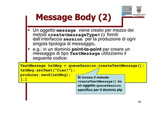 Tutorial su JMS (Java Message Service)
