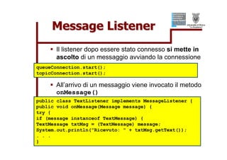 Tutorial su JMS (Java Message Service)