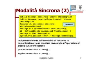Tutorial su JMS (Java Message Service)
