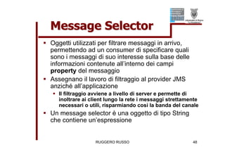 Tutorial su JMS (Java Message Service)