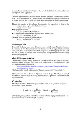 Tutorial - Support vector machines | PDF