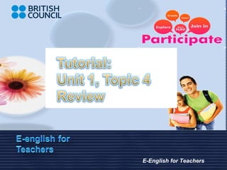 E-English for Teachers 