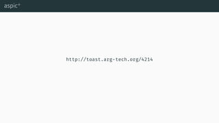 aspic+
http://toast.arg-tech.org/4214
 