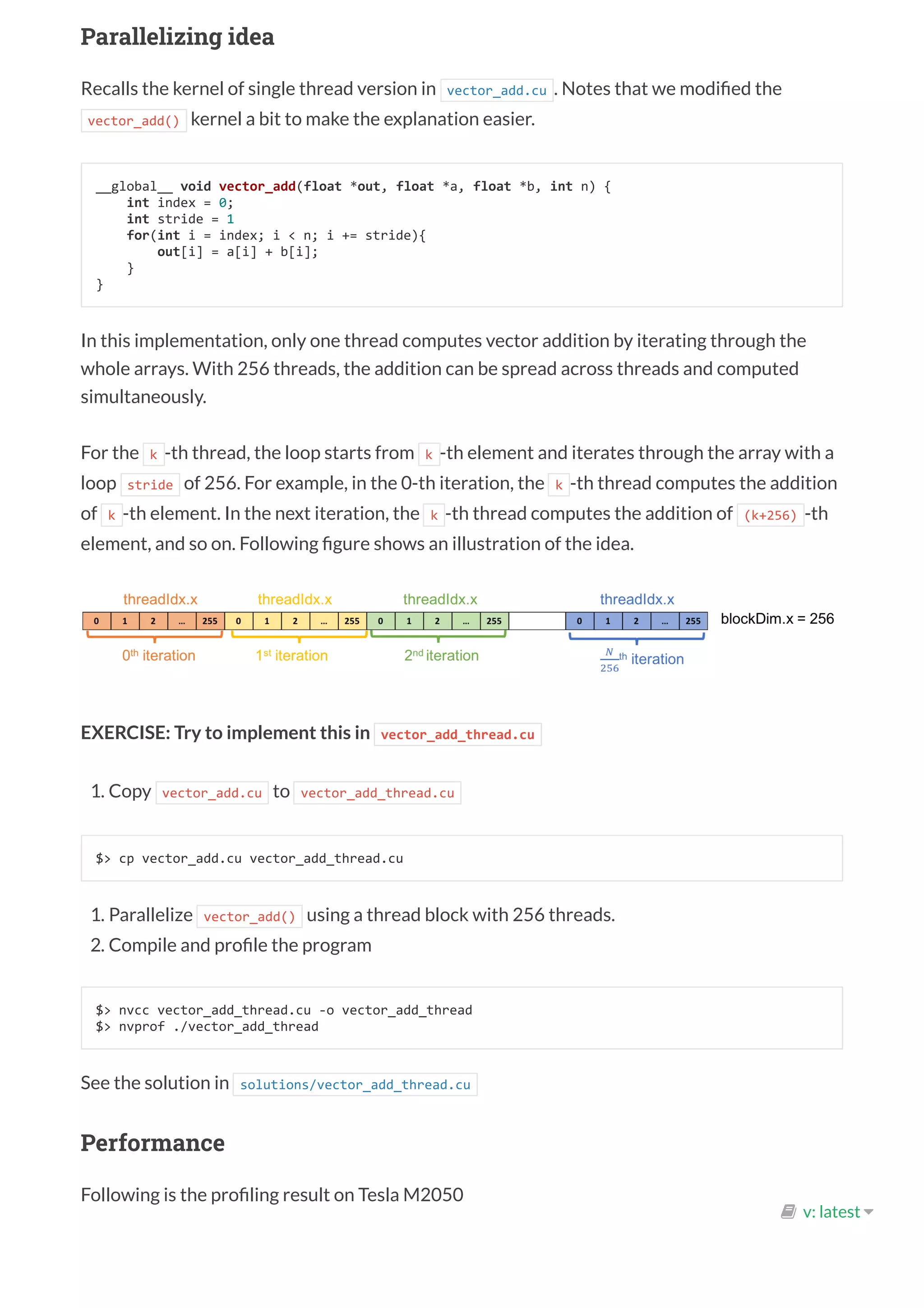 CUDA Tutorial 02 : CUDA in Actions : Notes | PDF